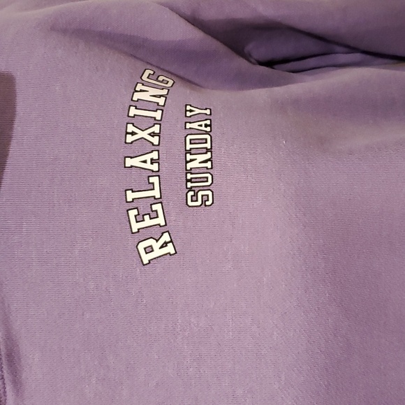NWOT Purple Hoodie M - Picture 2 of 7